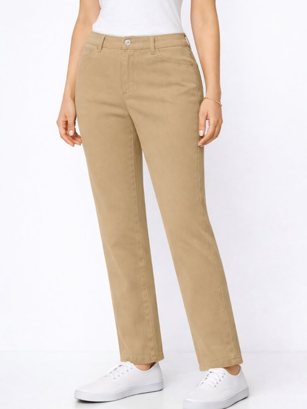 Women Lee Straight Leg Khaki Pants, EUC, Size 6 SP